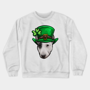 St Patricks Day Bull Terrier Crewneck Sweatshirt